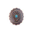 141-0011.SLC.1.jpg Oval Concho - Antique Copper Image