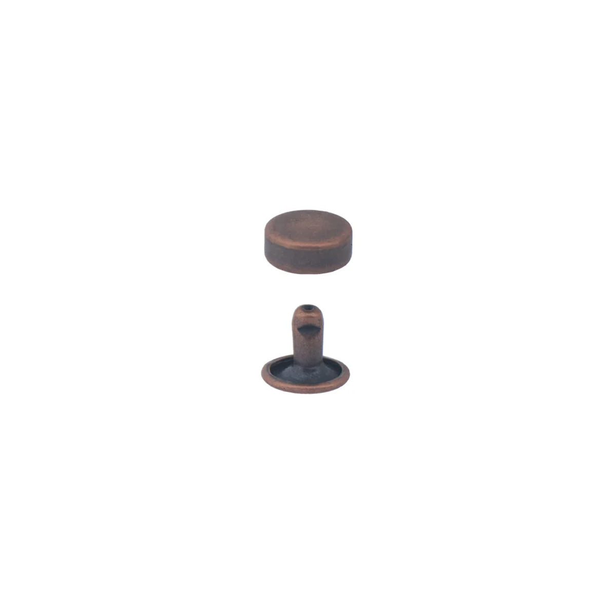 RFR.Antique Copper.9mm.01.jpg Raised Flat Rivets - 100 Pack Image