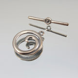 16mm Classic Spiral Toggle - Silver Plate