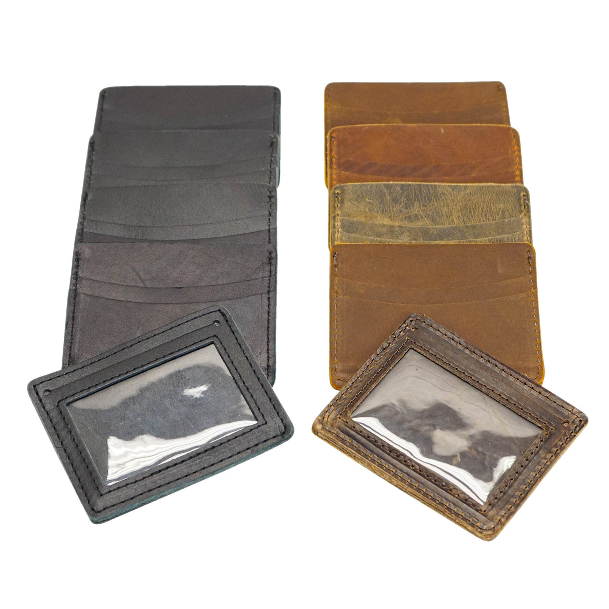 RMWID.Assorted.01.jpg Minimalist Wallet w/ID Window - 10 Pack Image