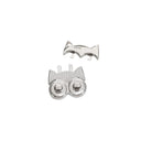 Owl Push Lock Clasp, Chrome