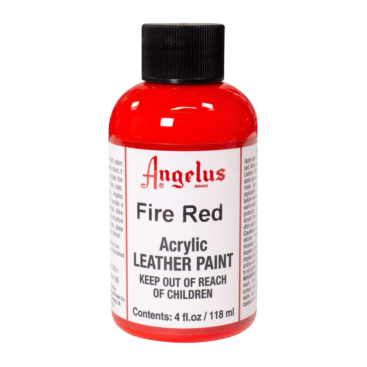 ALAPFO.Fire Red.01.jpg Angelus Leather Acrylic Paint 4oz Image