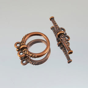 Toggle,15mm,DblStrHeirloom,CP