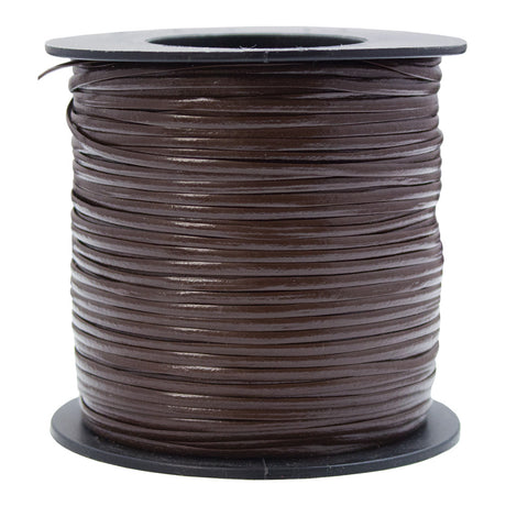 94-390102.SLC.jpg LacePleatherGrainDkBrn3/32 Image