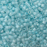 Delica Bead - Aqua AB Lined DB078