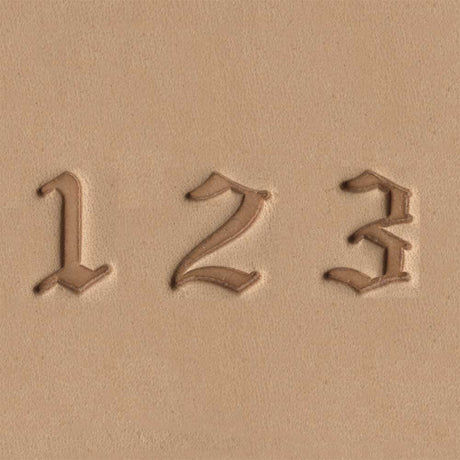 011-814210.SLC.jpg 3/4" Old English Number Stamp Set Image