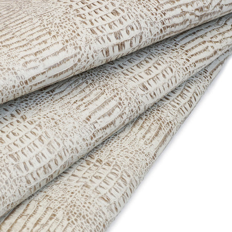 371-17904.SLC.2.jpg Embossed Gator on Cow - Antique Bone Image