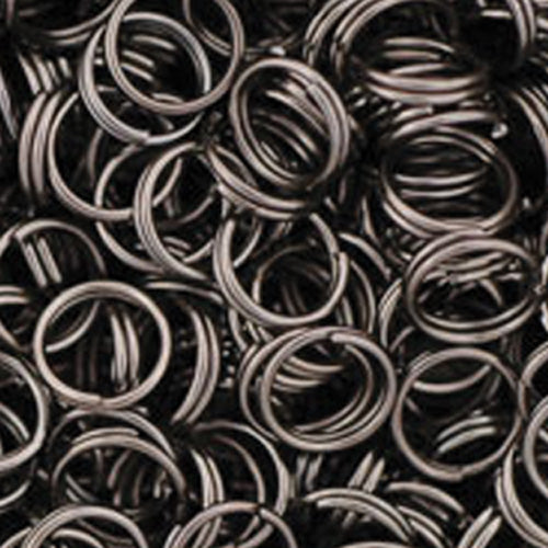 339-136.SLC.jpg 6mm Split Rings - Gunmetal 25pk Image