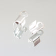 45-173502.SLC.jpg 12pk Fold Over Cord Ends - Silver Plate Image