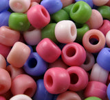 Raspberry Mix Pony Beads - 250pk
