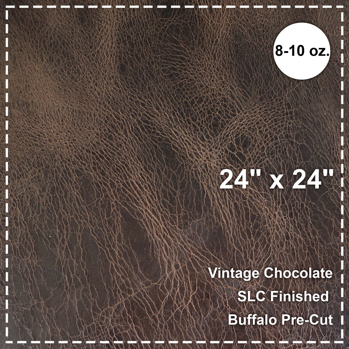 133-422504.SLC.1.jpg 24"x24" Vintage Chocolate Buffalo Pre-Cut Image