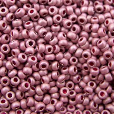 229-1018.SLC.jpg Seed Beads 10/0 Metallic Mauve Matte - 20g Image