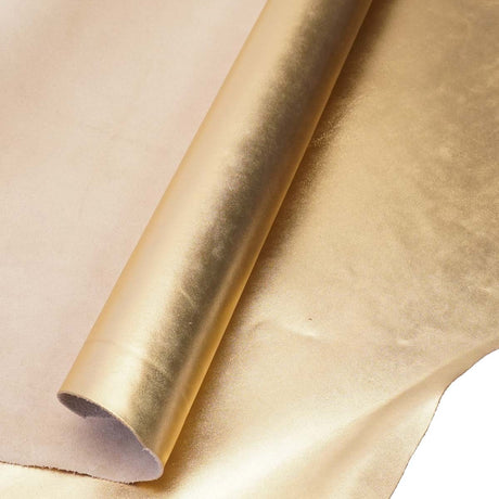 50-1006.SLC.01.jpg Metallic Cow Side - Gold Image