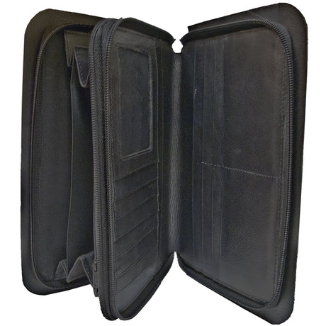 195-315.SLC.jpg Black Ladies Clutch Interior Image