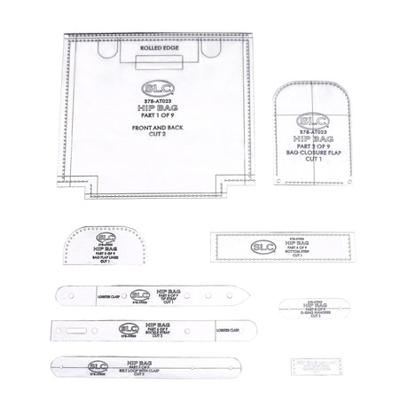 378-AT023.SLC.03.jpg Acrylic Template - Hip Bag Image