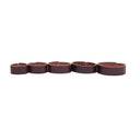 Antique Mahogany Buffalo Belt Keepers