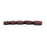 Antique Mahogany Buffalo Belt Keepers