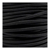 2mm Natural Black Round Lace - 10m