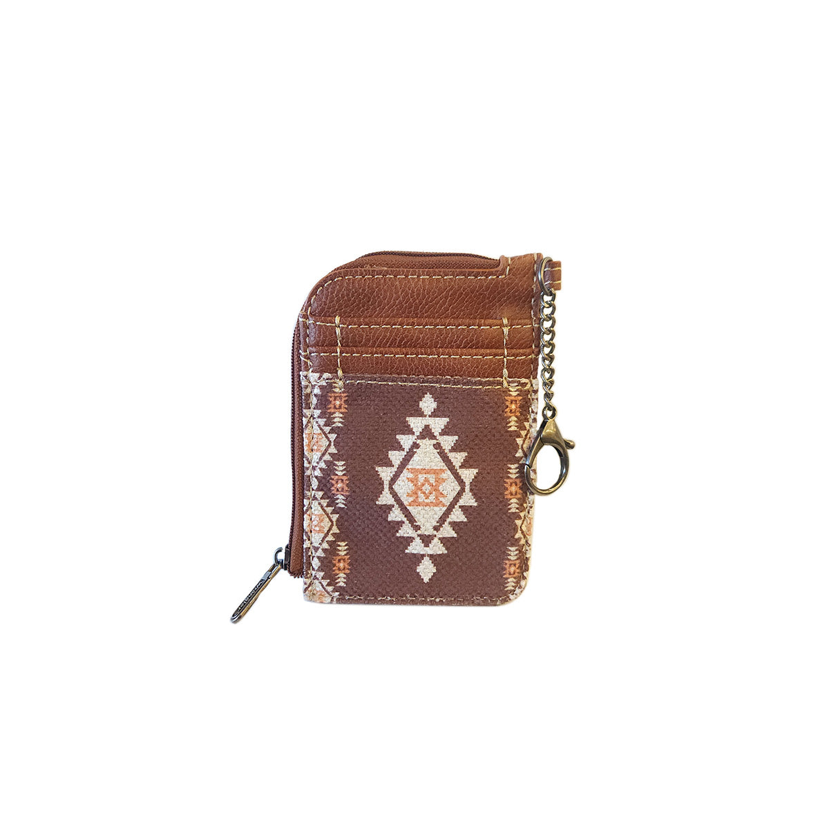 WMZCC.Dark Coffee.01.jpg Wrangler Mini Zipper Card Case Image