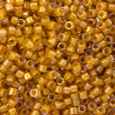 45-113272.SLC.jpg Delica Bead - Lined Topaz Yellow AB DB272 Image