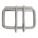 2 ½" 2 Prong Roller Buckle - Nickel Plate