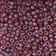 45-119313.SLC.jpg 11/0 Seed Beads - Semi-Matte Cranberry Gold Luster Image