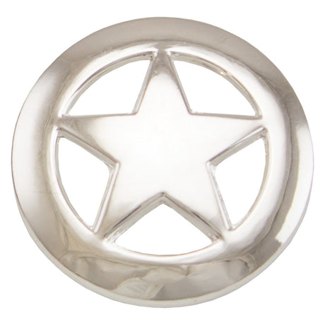378-799302.SLC.jpg 1 ¼" Star Concho - Shiny Silver Plate Image