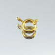 222-40203.SLC.jpg 10pk Small Spring Ring Clasp - Gold Plate Image