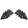 RTCP.Black.02.jpg Triangle Change Purse - 10 Pack Image