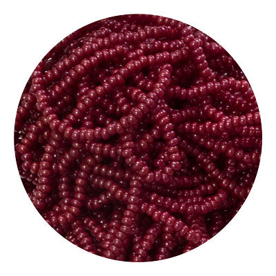 229110098.SLC.jpg Seed Beads 11/0 Opaque Wine Red - 20g Image