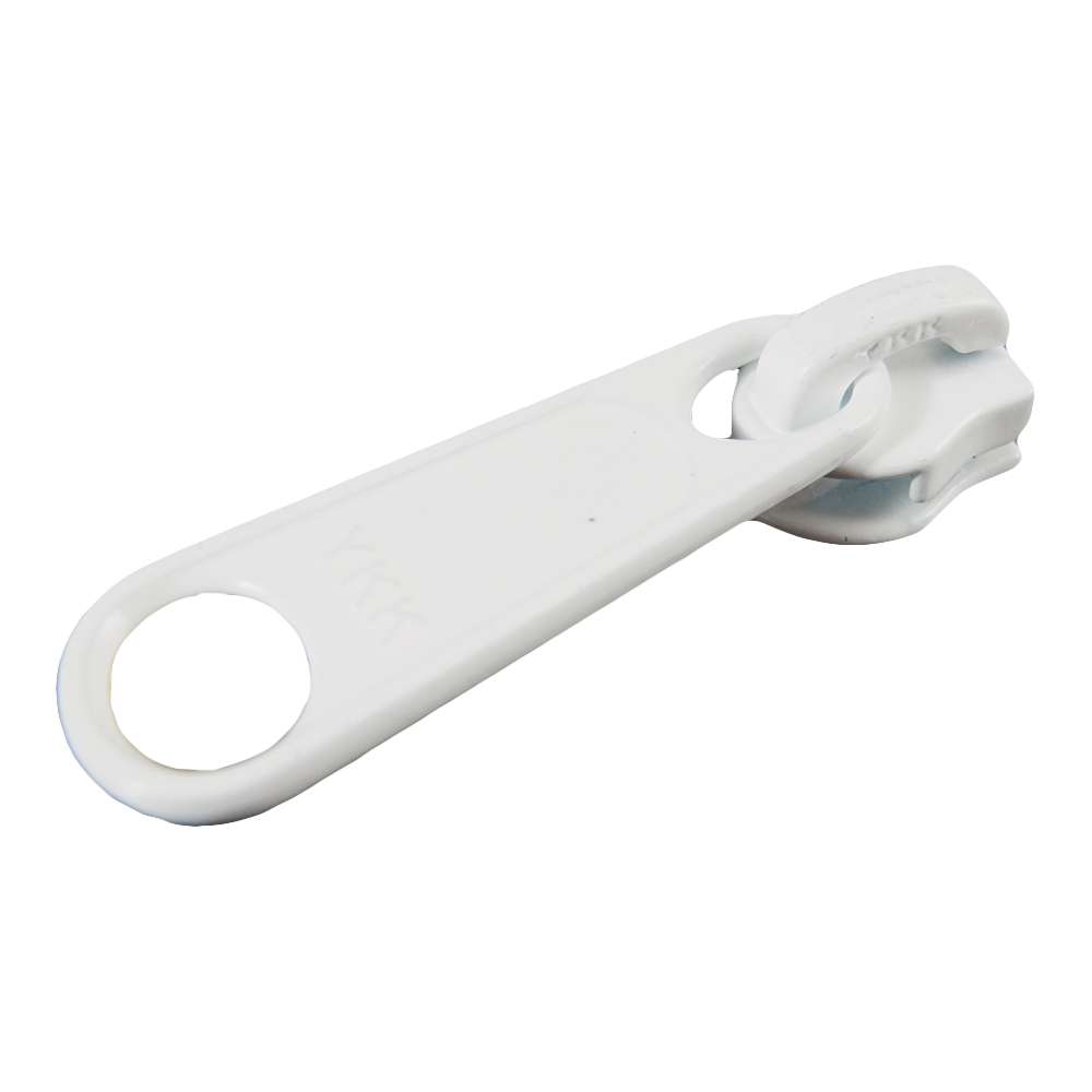 129-135104.SLC.jpg YKK Regular Zipper Pulls - White Image