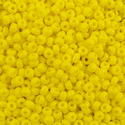 222-144017.SLC.jpg 10/0 Glass Seed Beads - Yellow 20g Image
