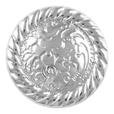 1" Round Seirra Concho - Silver Plate