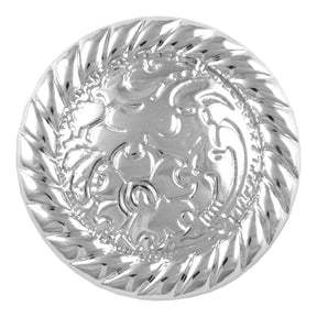 1" Round Seirra Concho - Silver Plate