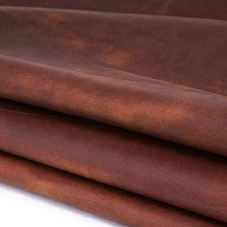 579-1220.SLC.5.jpg Boot Strap Brown 5-6 oz. Oil Tan Pre-Cut 12" x 12" Image