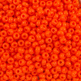 10/0 Glass Seed Beads - Orange 20g