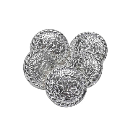 FSLH-43.SLC.03.jpg ¾” Round Filigree Concho – 5 Pack Image