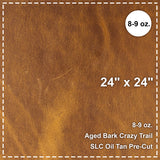 100-094.SLC.1.jpg 24"x 24" Aged Bark Crazy Trail Oil Tan Pre-Cut Image