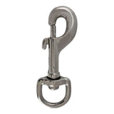 ¾" Swivel Spring Snap - Nickel Plate