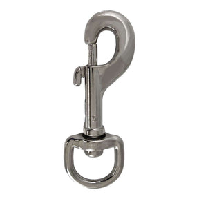 ¾" Swivel Spring Snap - Nickel Plate