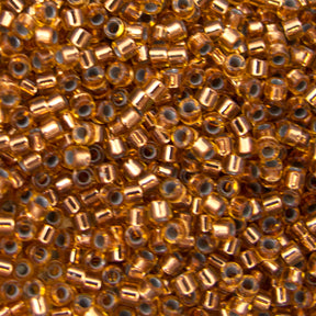 Delica Bead - Color Lined Light Bronze DB181