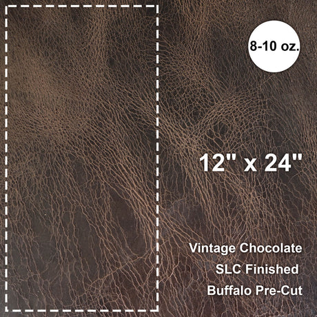 133-422404.SLC.1.jpg 12"x24" Vintage Chocolate Buffalo Pre-Cut Image