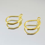 Lever back Earwire - Gold Plate 6pk