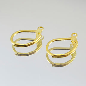 Lever back Earwire - Gold Plate 6pk