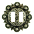 115-177002.SLC.jpg 1 1/2" Slotted Berry Concho - Old Silver Image