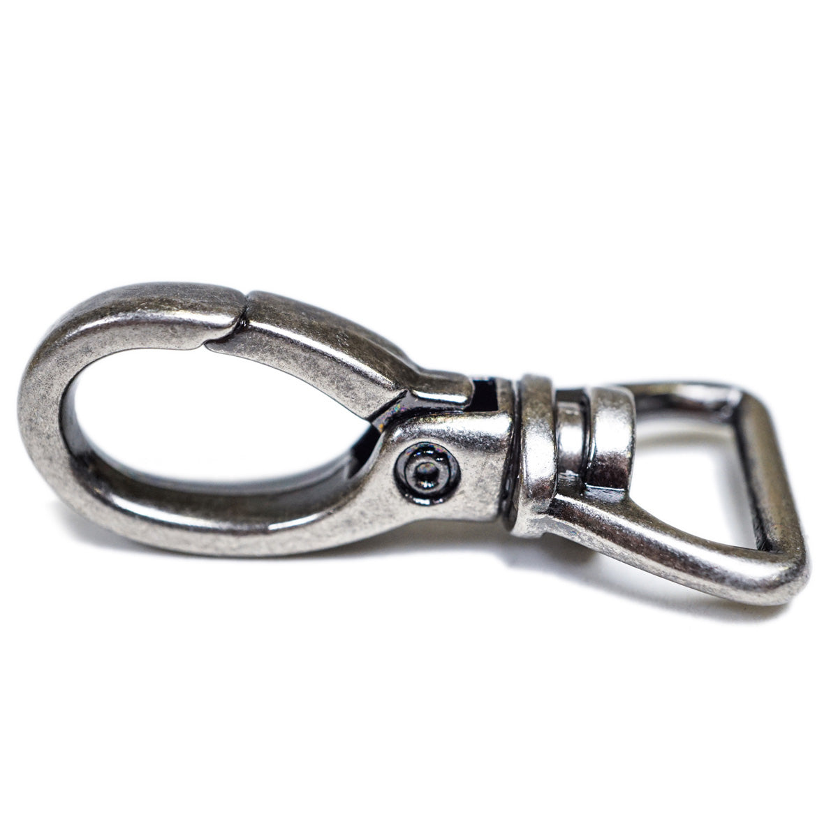 115-1124.SLC.3.jpg Push Gate Swivel Snap - Antique Nickel Image