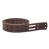 100-203.SLC.01.jpg 1 1/2" Brown Hermann Oak Double Hole Belt Blank Image