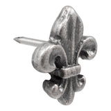 Fleur-de-lis Tack - Old Silver 50pk