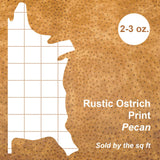 57-7512.SLC.3.jpg Rustic Ostrich Print - Pecan Image