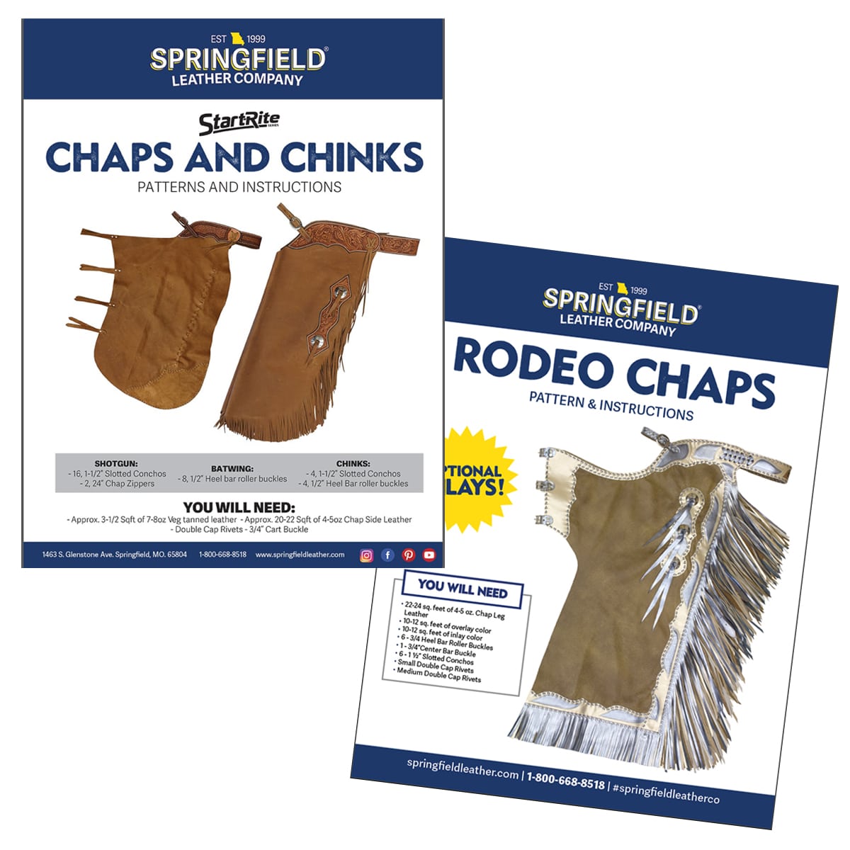 Books & Patterns – Springfield Leather Co